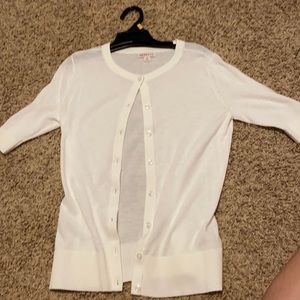 Merona white cardigan